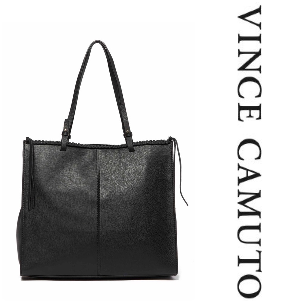 Vince Camuto Litzy Leather Tote Bag - Picture 3 of 5